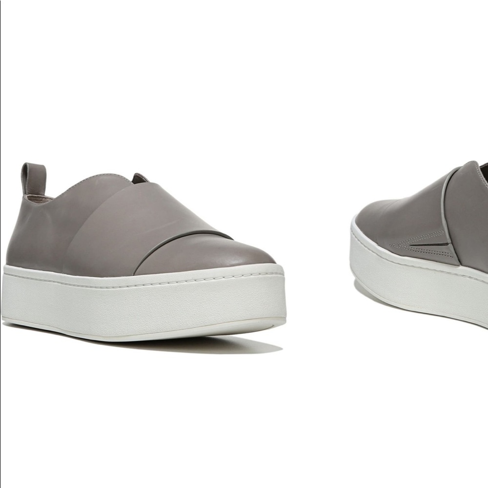 Vince Wallace Taupe Platform Sneakers